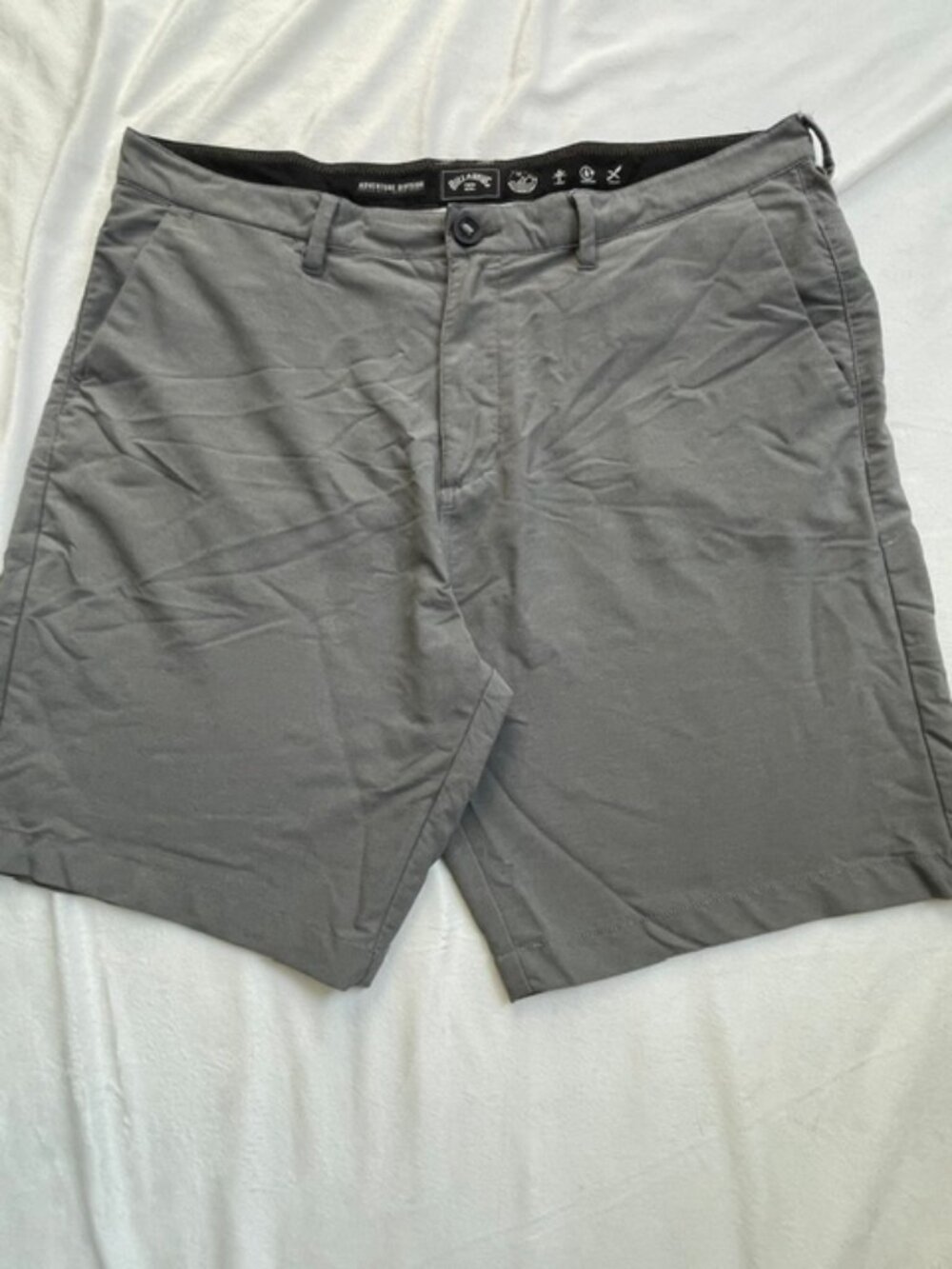 Billabong Men’s Adventure Division Short Pants, Grey, Size 38
